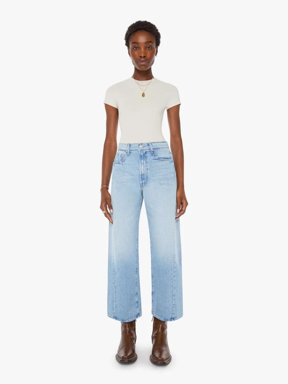 MOTHER SUPERIOR The Half-Pipe Ankle Barrel Jeans This Is How I Roll Size 31